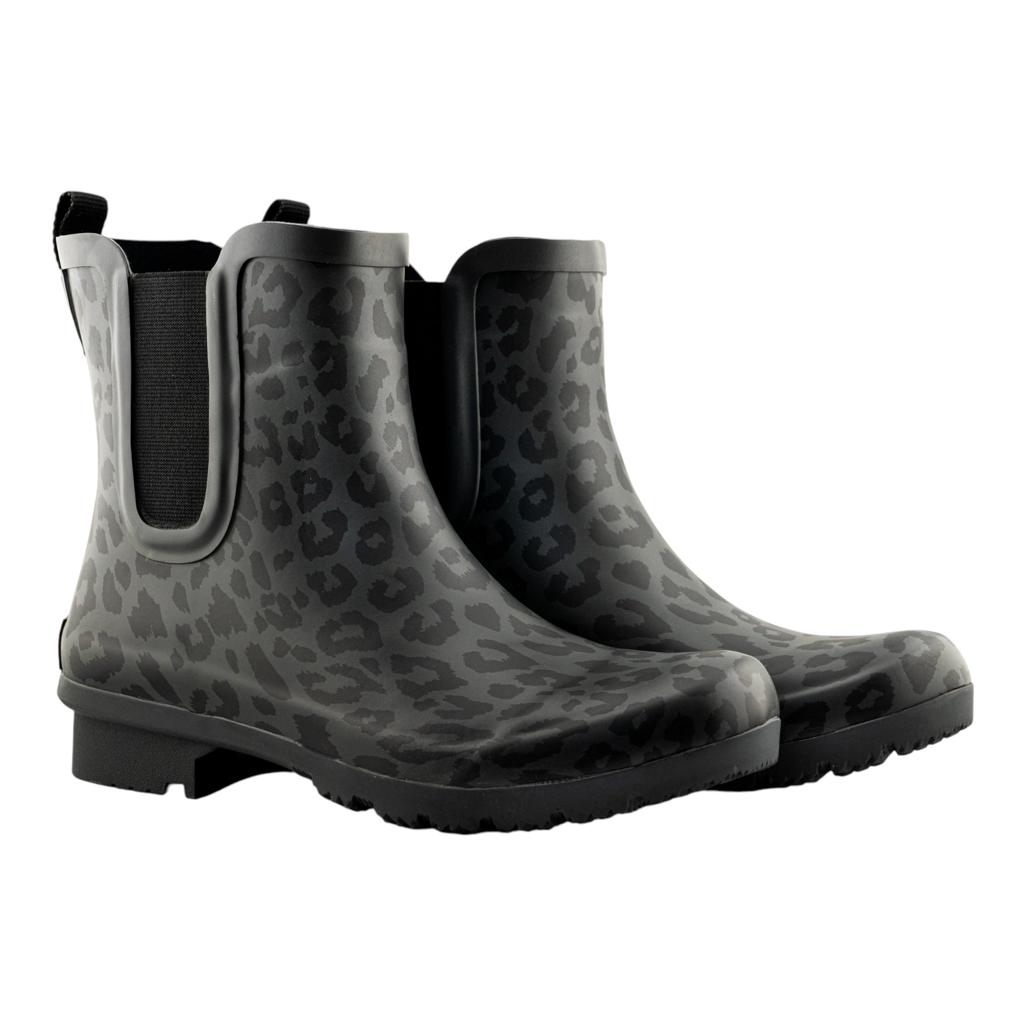 Rain boots leopard print deals