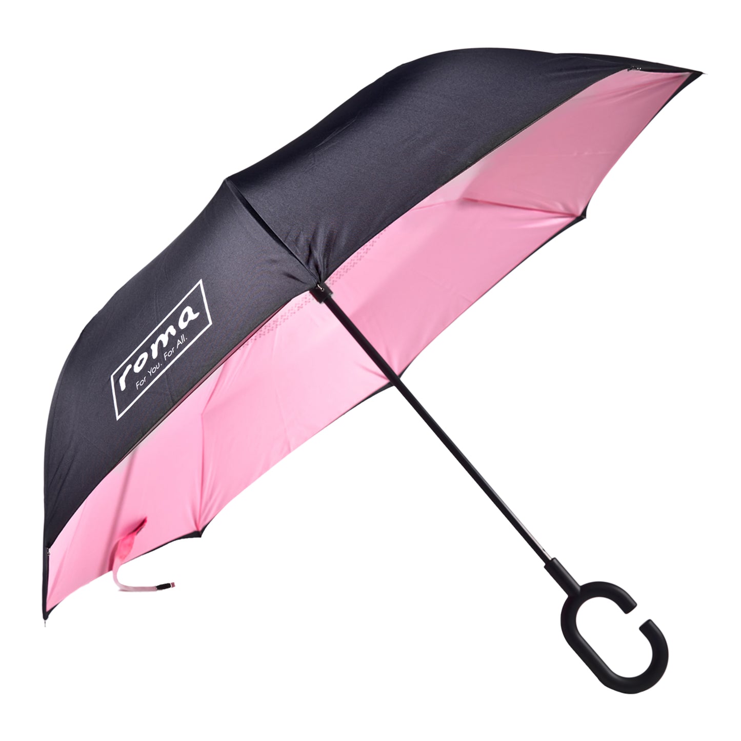 Roma Inverted Umbrella in Pink