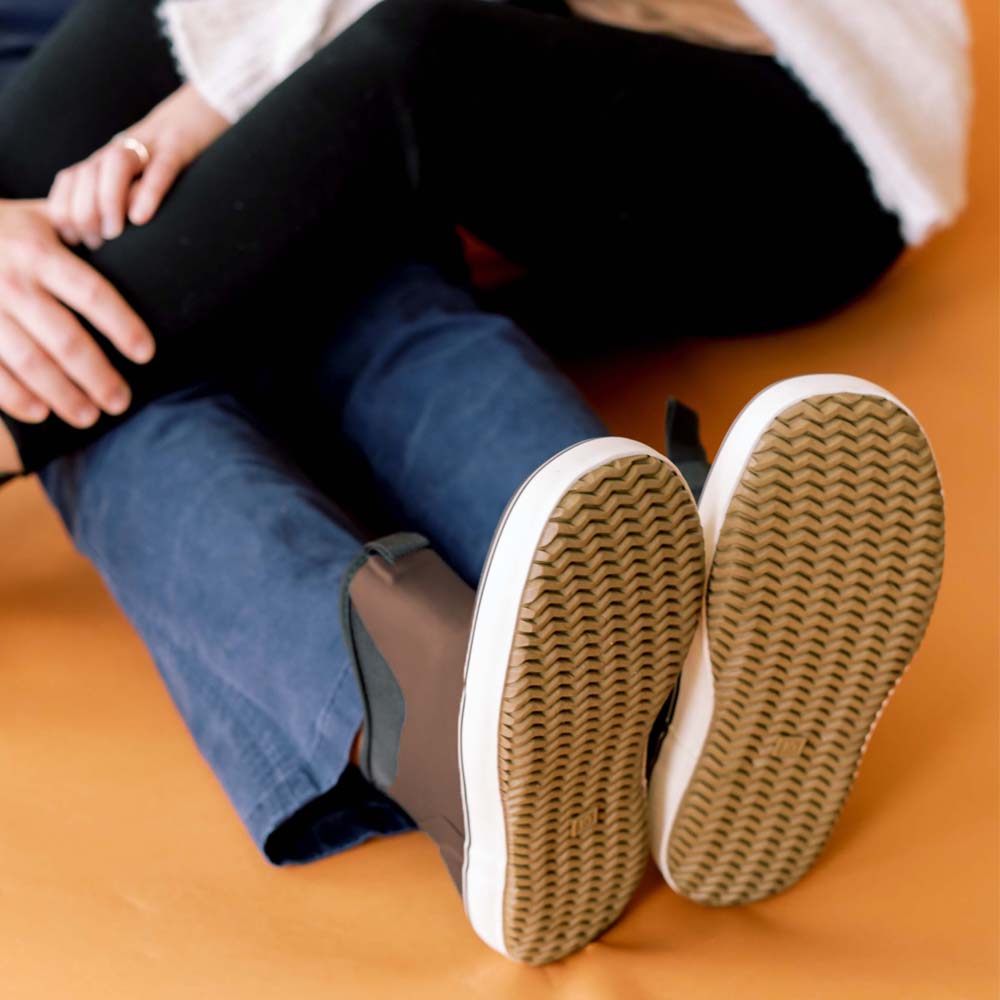 Ankle Matte Brown Men's Rain Boots