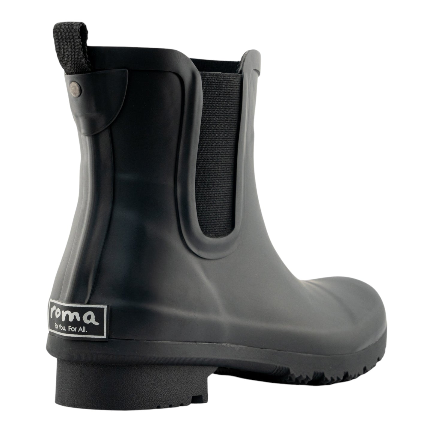 Chelsea Matte Charcoal Women's Rain Boots