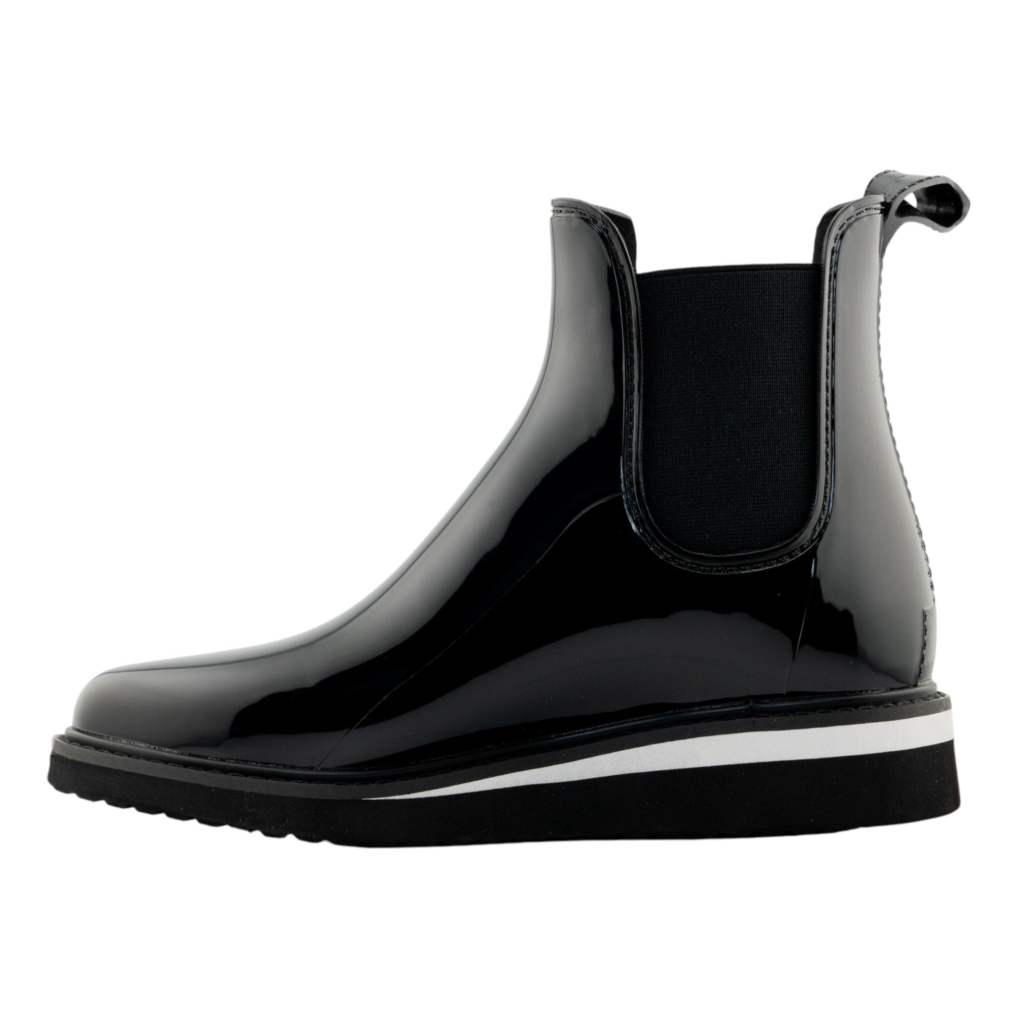 Patent leather rain boots best sale