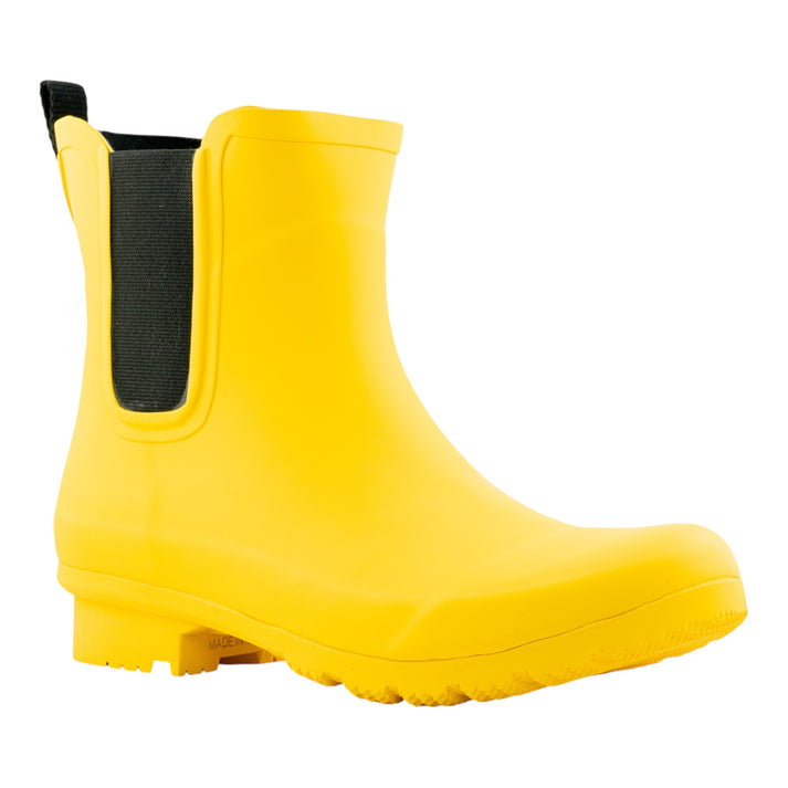 Chelsea Matte Mustard Women's Rain Boots â ROMA BOOTS