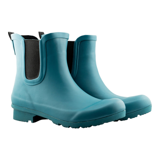 Chelsea Matte Teal Women's Rain Boots