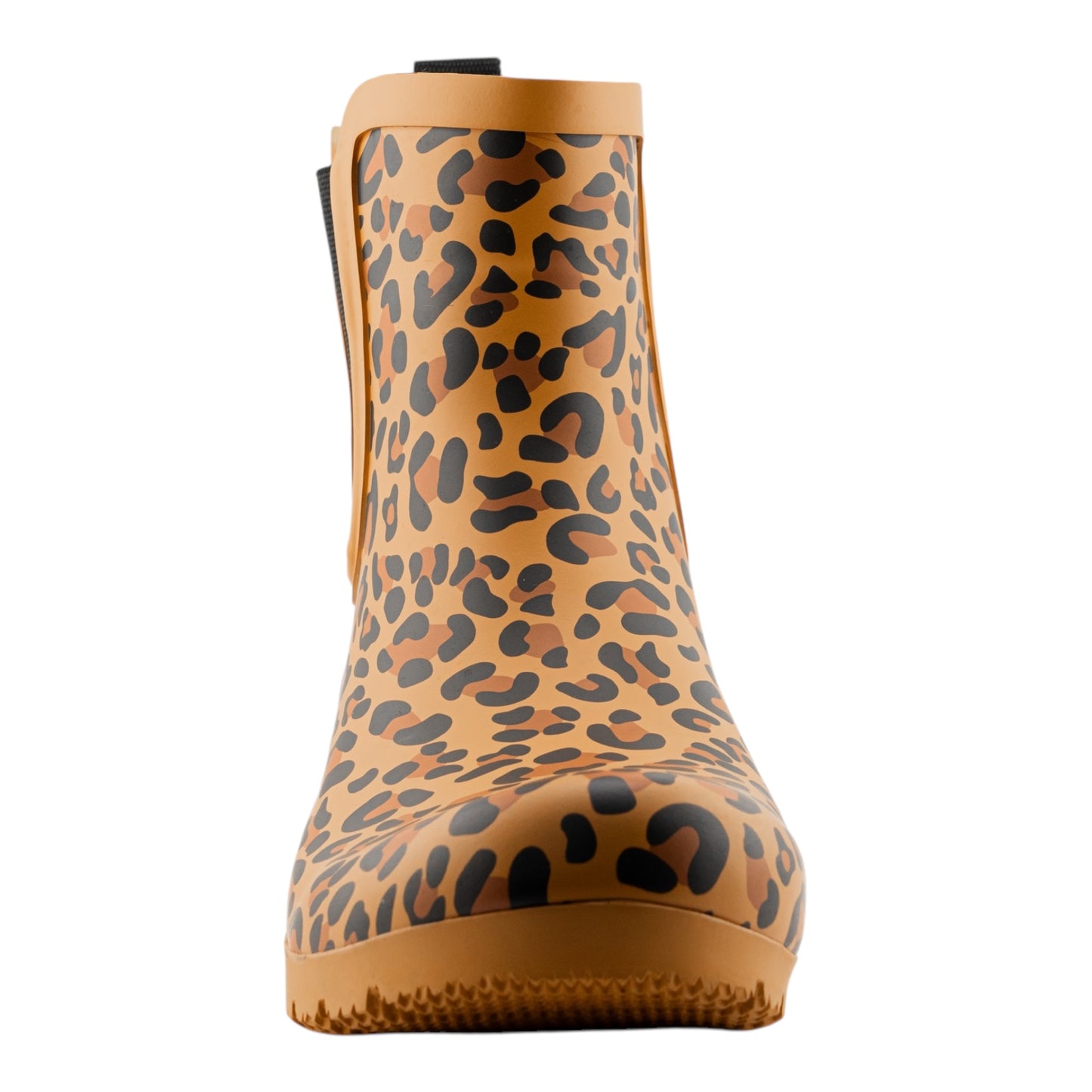 Chelsea Matte Brown Leopard Women's Rain Boots