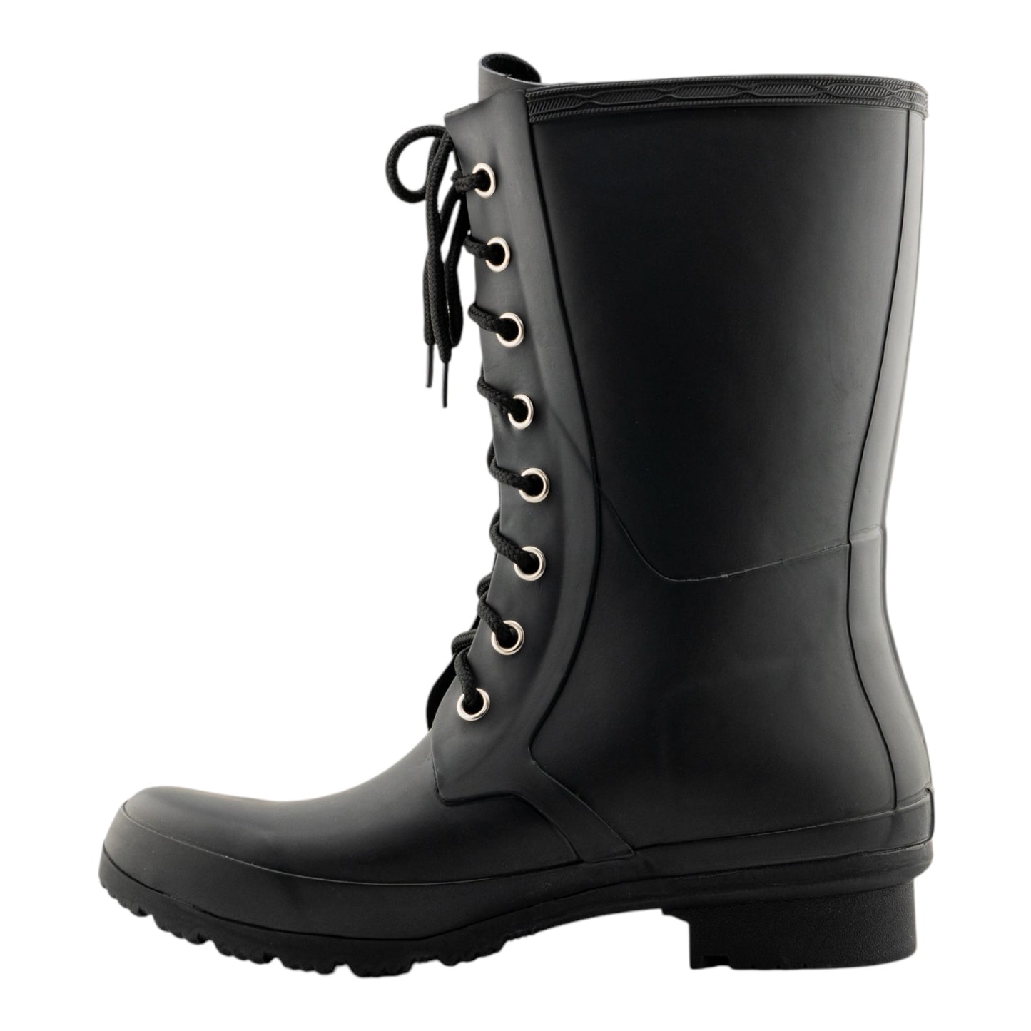 Epaga Matte Black Women's Rain Boots