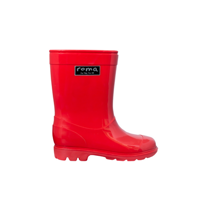 Abel Red Kids Rain Boots