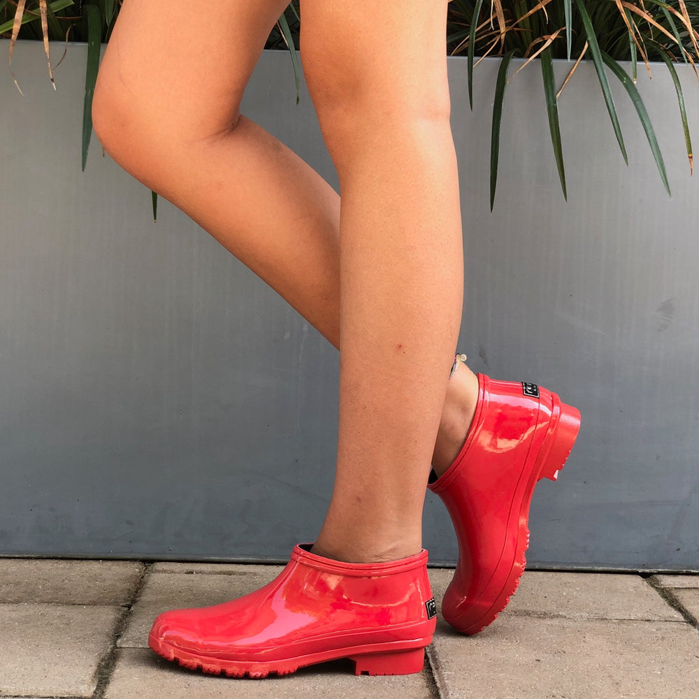Clog Red Women's Rain Boots