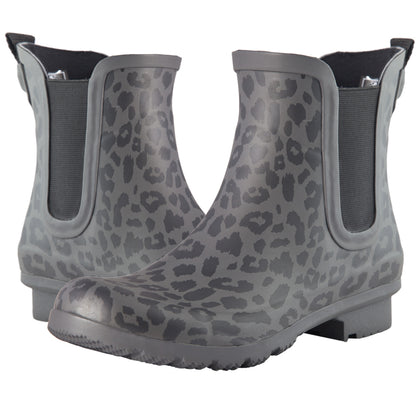 Chelsea Matte Leopard Women's Rain Boots