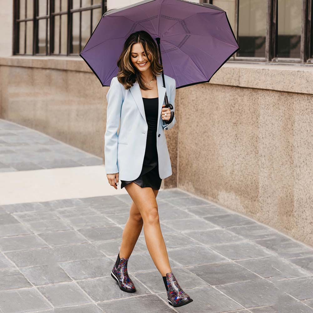 Ankle rain shop boots outfit